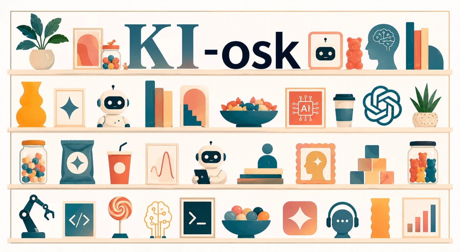 KIosk — Regal voller KI-Tools, Skills und Use Cases